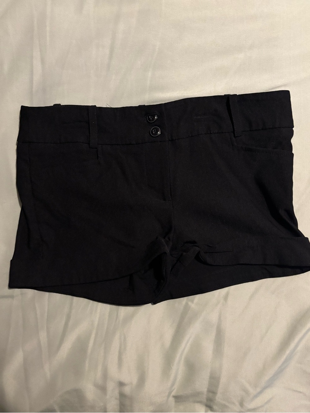 Women’s Black Tailored Stretch Shorts